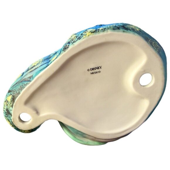 Vintage Disney Ariel Little Mermaid Bisque Figurine Statue Rock Collectible - Picture 7 of 9